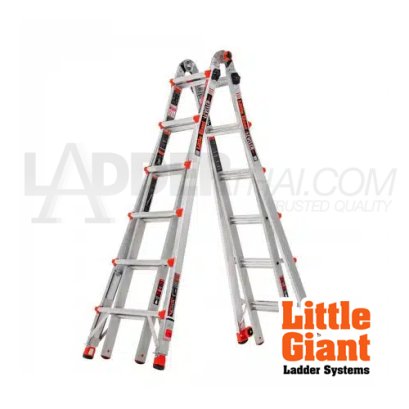 LG16526-801 บันไดเอนกประสงค์ บันไดอลูมิเนียม ขนาด 26 ฟุต LEVELER M26 LITTLE GIANT